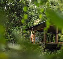 Full private yoga and gym facilities are available at Wilderness Mara Kenya