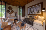 Wilderness Qorokwe Botswana Guest Room Lounge