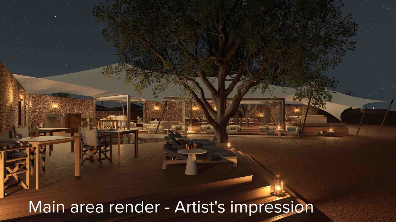 Wilderness Desert Rhino Camp rebuild renders