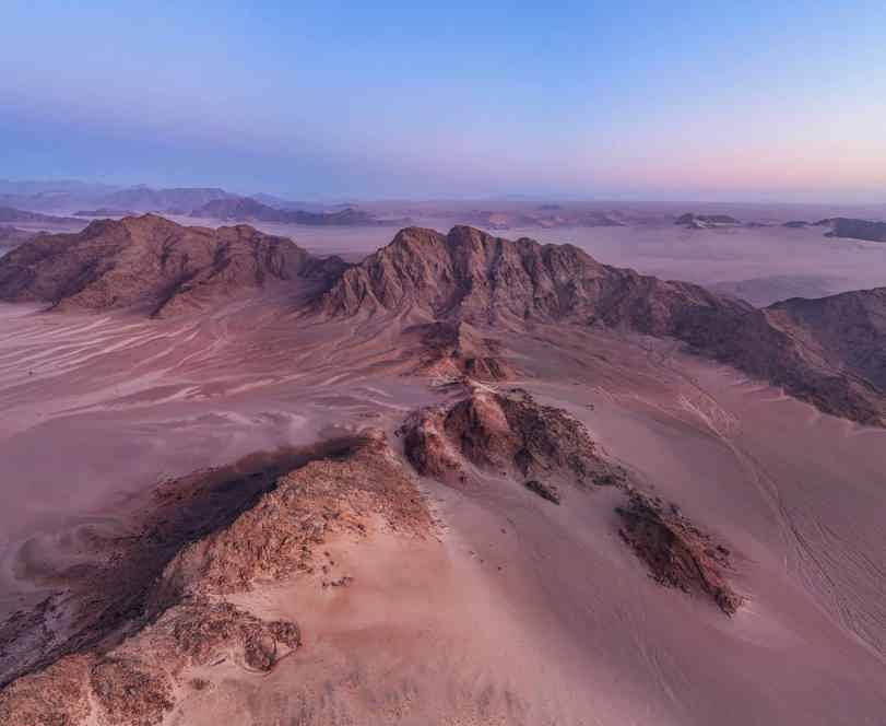 Aerial View Of Mountains 