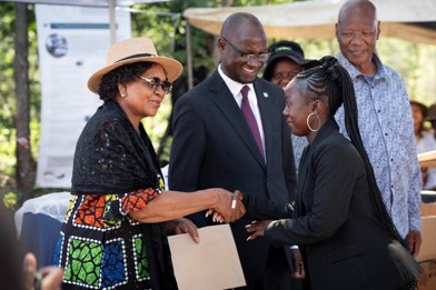 Graduation in Ngamo Farm with Zimbabwe Minister Linkwasha
