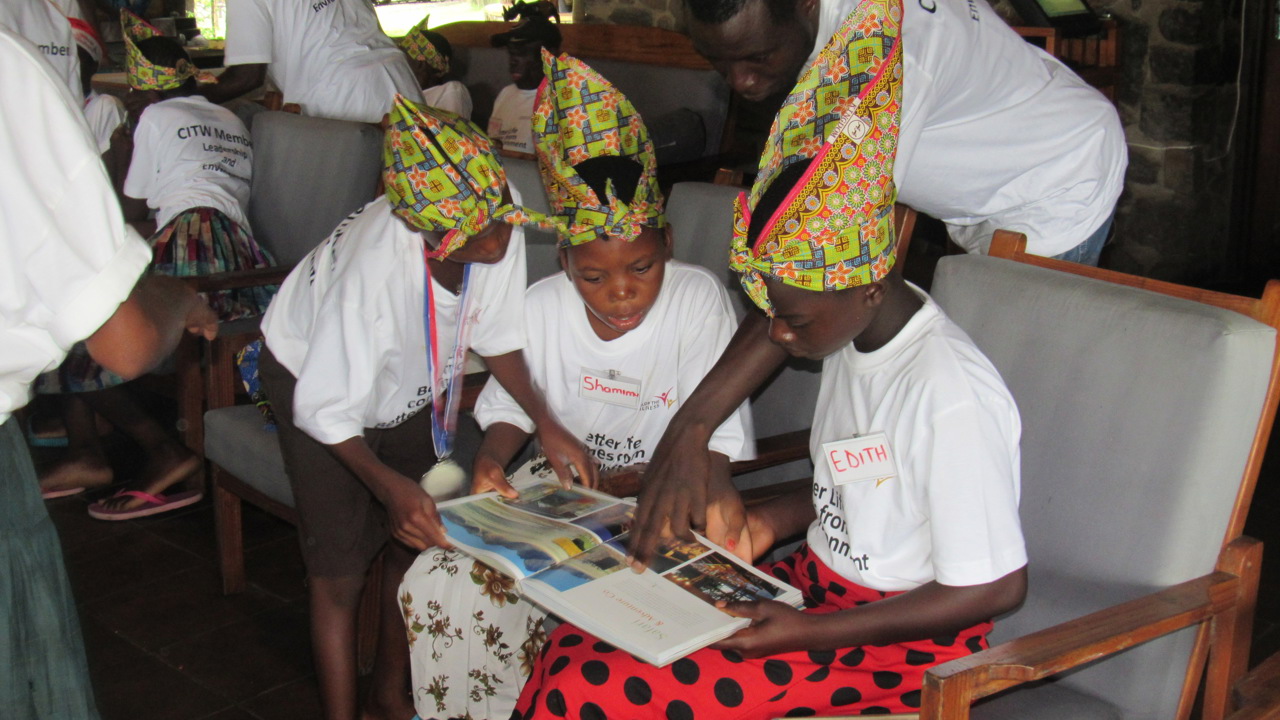 Children learning about conservation CITW