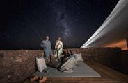Stargazing at Wilderness Desert Rhino Camp