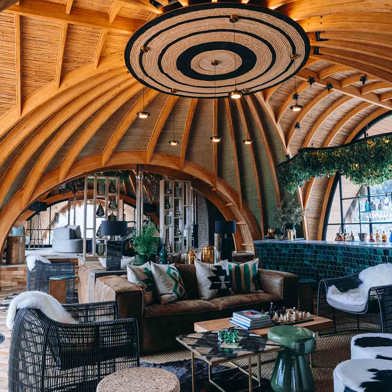 Lounge and Bar Area Wilderness Bisate Reserve