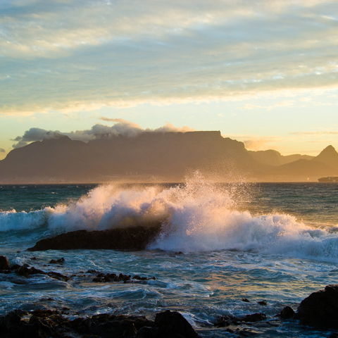 Table Mountain Cape Town South Africa iconic landscape