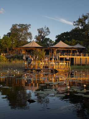 Wilderness Dumatau Botswana Floating Jetty