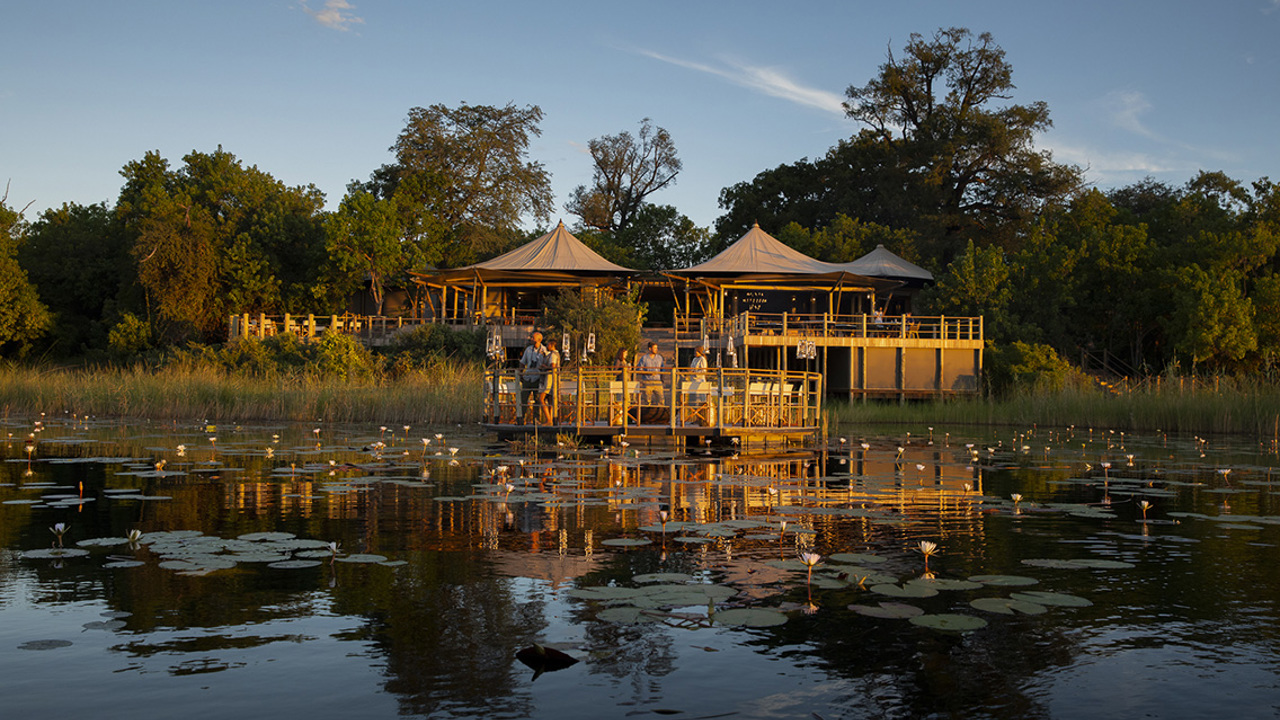 Wilderness Dumatau Botswana Floating Jetty