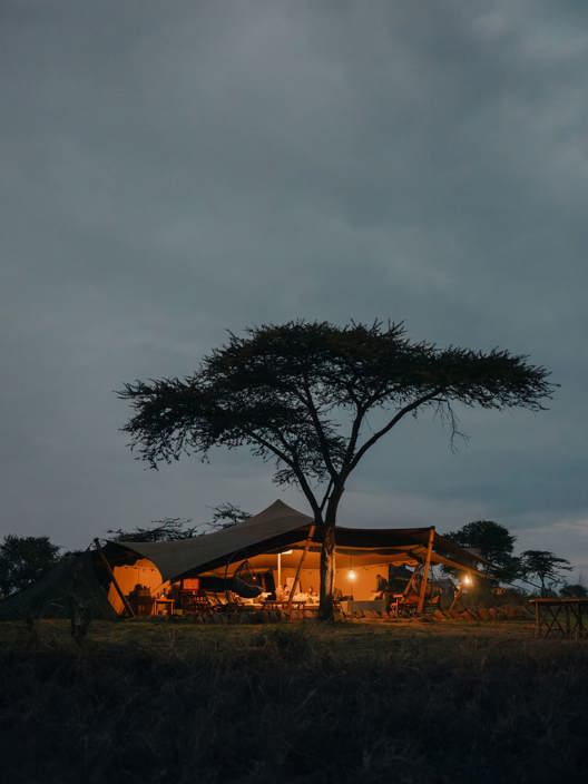 Wilderness Usawa tented accommodation is mobile and away from the crowds 