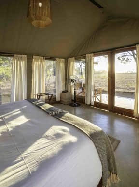 Wilderness Davisons Zimbabwe Accommodation Guest Tent Interior
