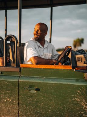 Morning and afternoon game drives reveal the spectacular wildlife at sunrise and sunset