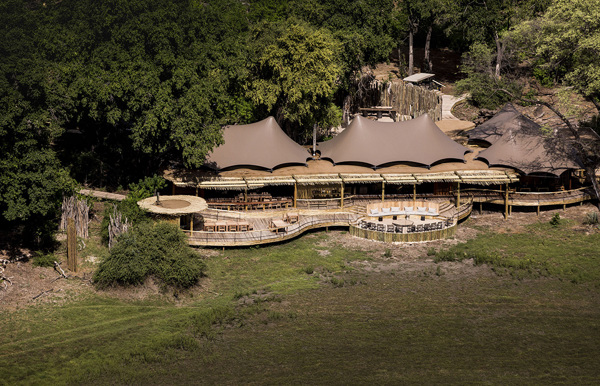 Wilderness Mombo Botswana Accommodation Camp Aerial View