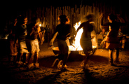 Wilderness Mombo Botswana Accommodation Boma Evening