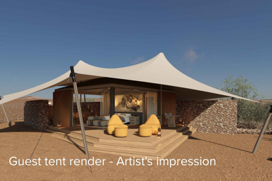 Wilderness Desert Rhino Camp rebuild renders