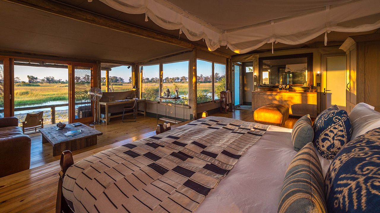 Little Vumbura Botswana Guest Room Interior