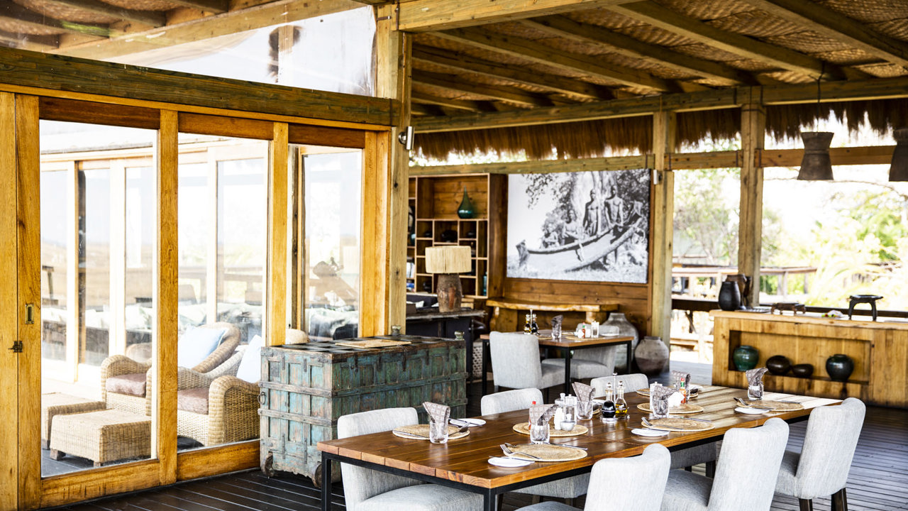 Wilderness Shumba Zambia Accommodation Dining Room