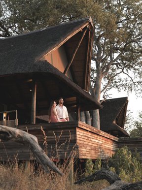 Guests enjoying the view from the deck at Kings Pool