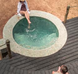 Every room at Magashi Peninsula offers a private plunge pool