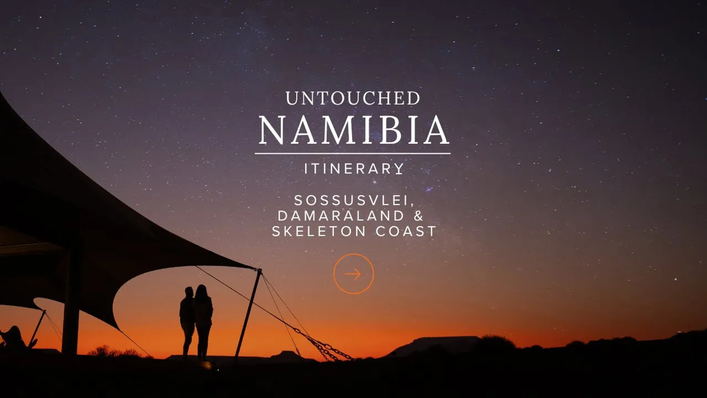 Video thumbnail for the Wilderness Untouched Namibia itinerary