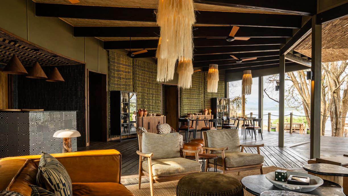 Relax in the comfort and luxury at Magashi Peninsula while enjoying the lake views