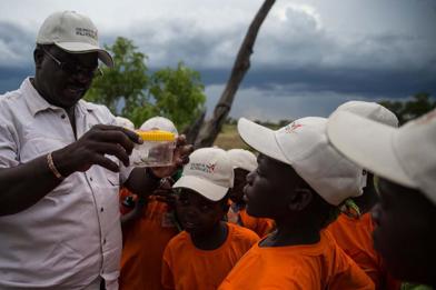 Clidren learning about conservation Children in the Wilderness