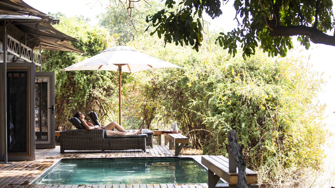 Wilderness Chikwenya Zimbabwe Accommodation Private Pool