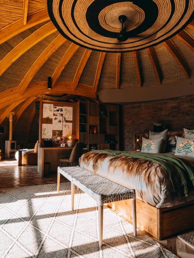 Villa interior at Wilderness Bisate Reserve