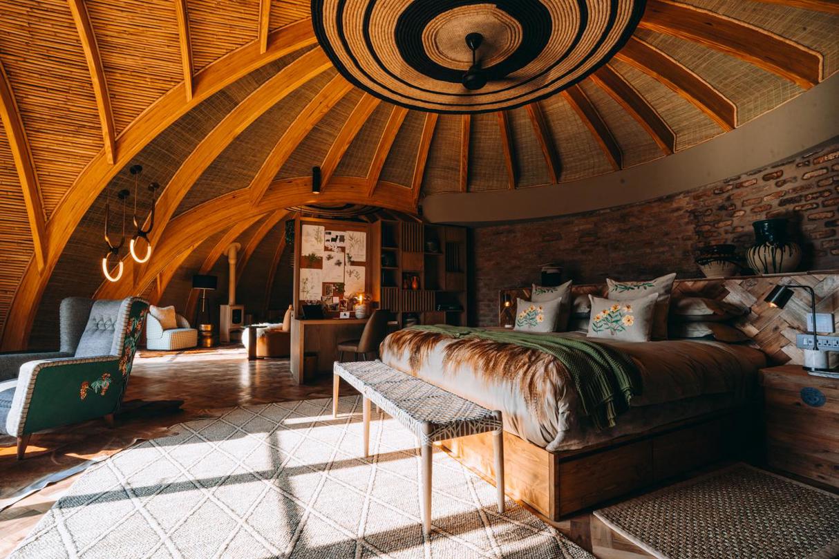 Villa interior at Wilderness Bisate Reserve