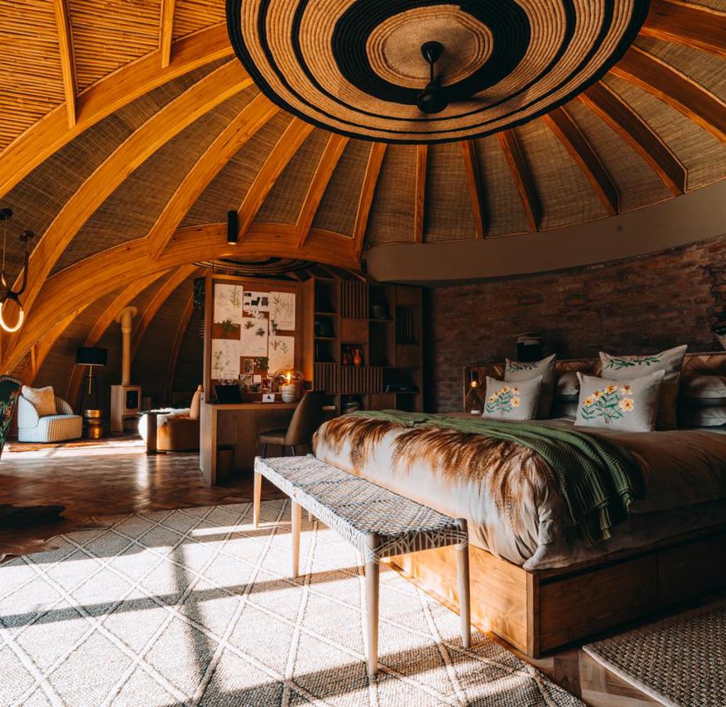Villa interior at Wilderness Bisate Reserve