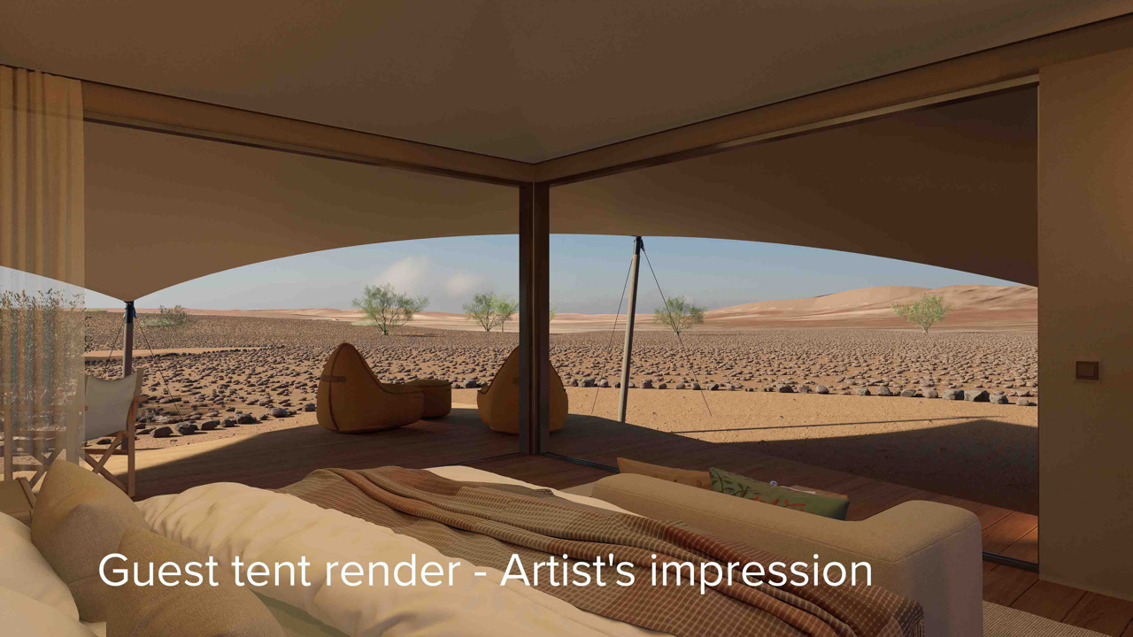 Wilderness Desert Rhino Camp rebuild renders