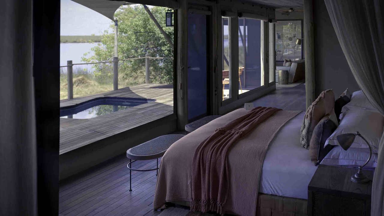 Guest suite at Wilderness Little DumaTau Botswana