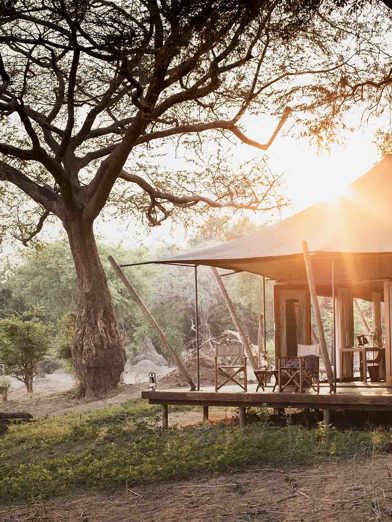 Guest room at Wilderness Ruckomechi Zimbabwe