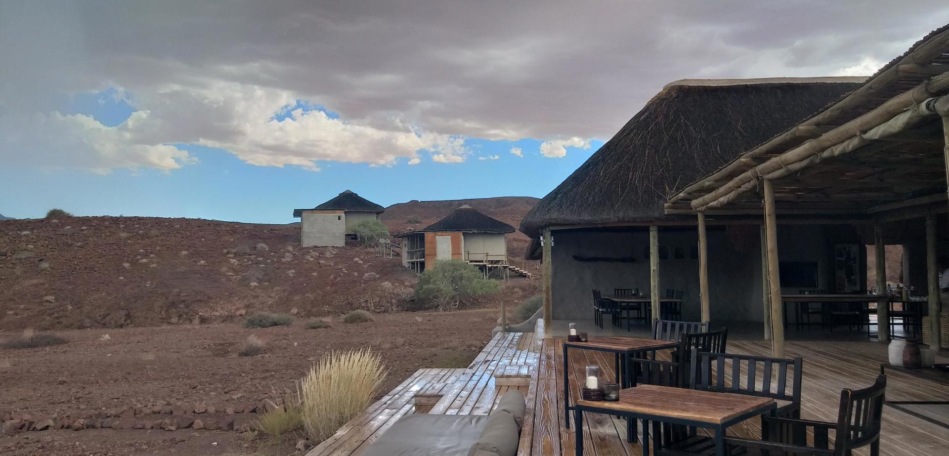 Clouds rolling in at Wilderness Damaraland