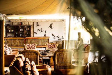 Wilderness Busanga Bush Camp Zambia Accommodation Main Lounge