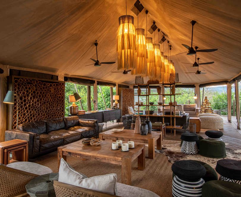 Wilderness Magashi Rwanda Accommodation Main Lounge