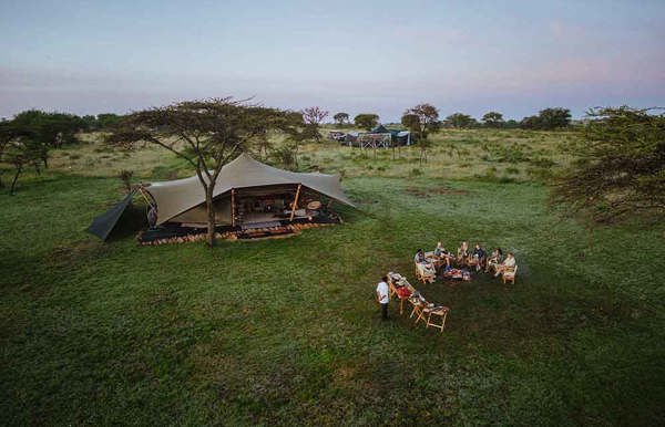Mobile tented rooms at Wilderness Usawa 