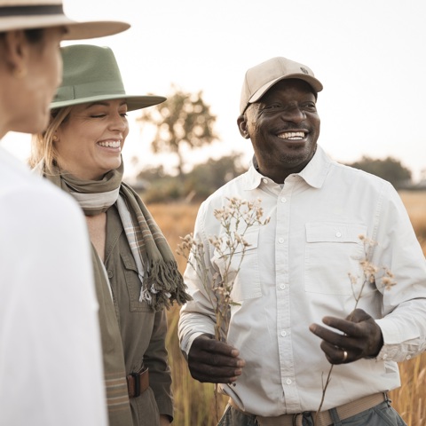 Game Walk With Guide In Mombo Botswana