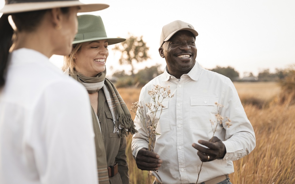Game Walk With Guide In Mombo Botswana
