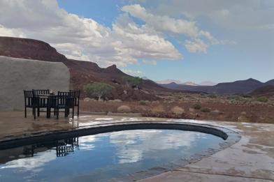 Clouds rolling in at Wilderness Damaraland