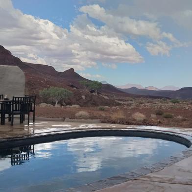 Clouds rolling in at Wilderness Damaraland