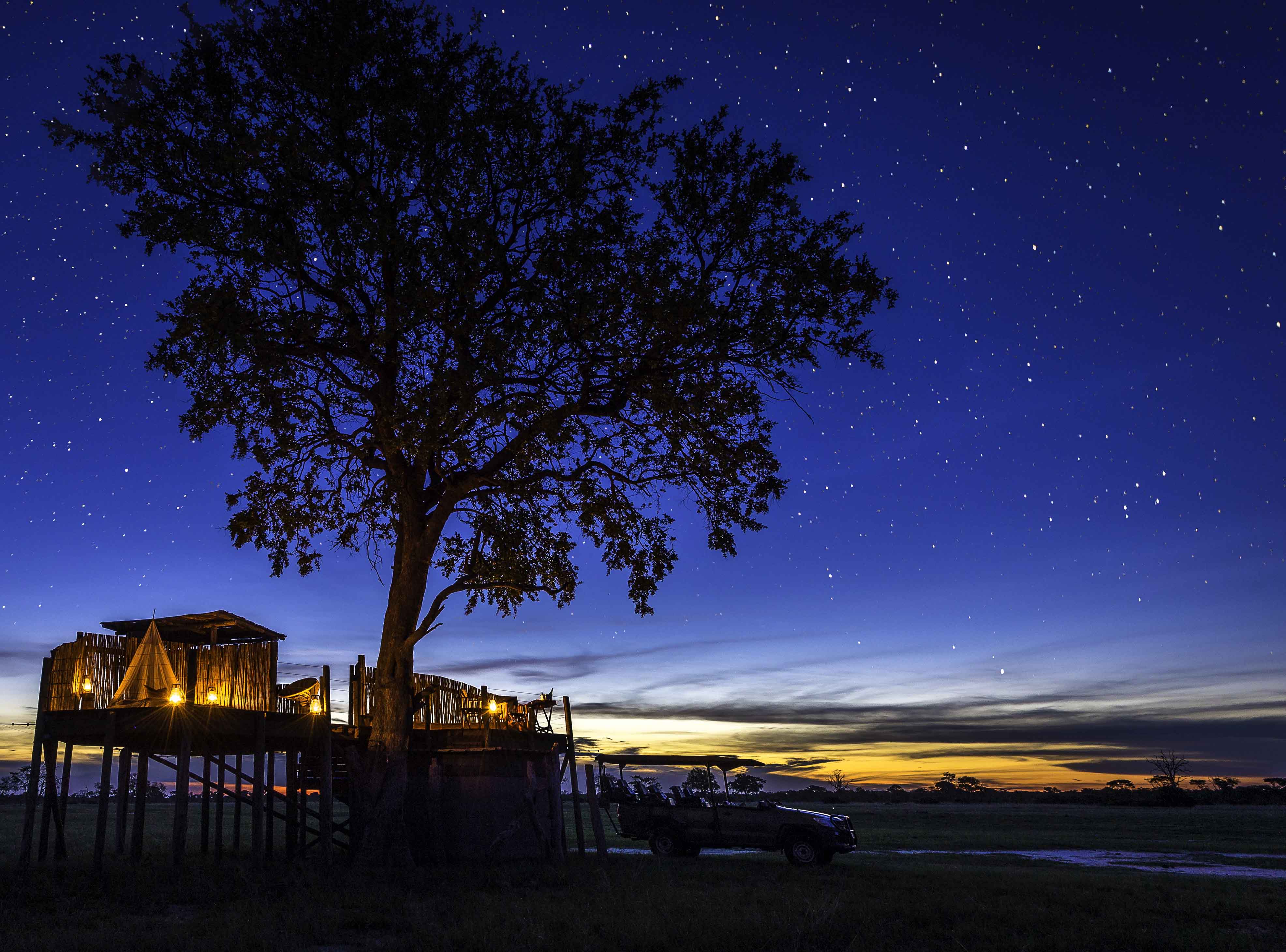 Wilderness Star bed Hwange Zimbabwe