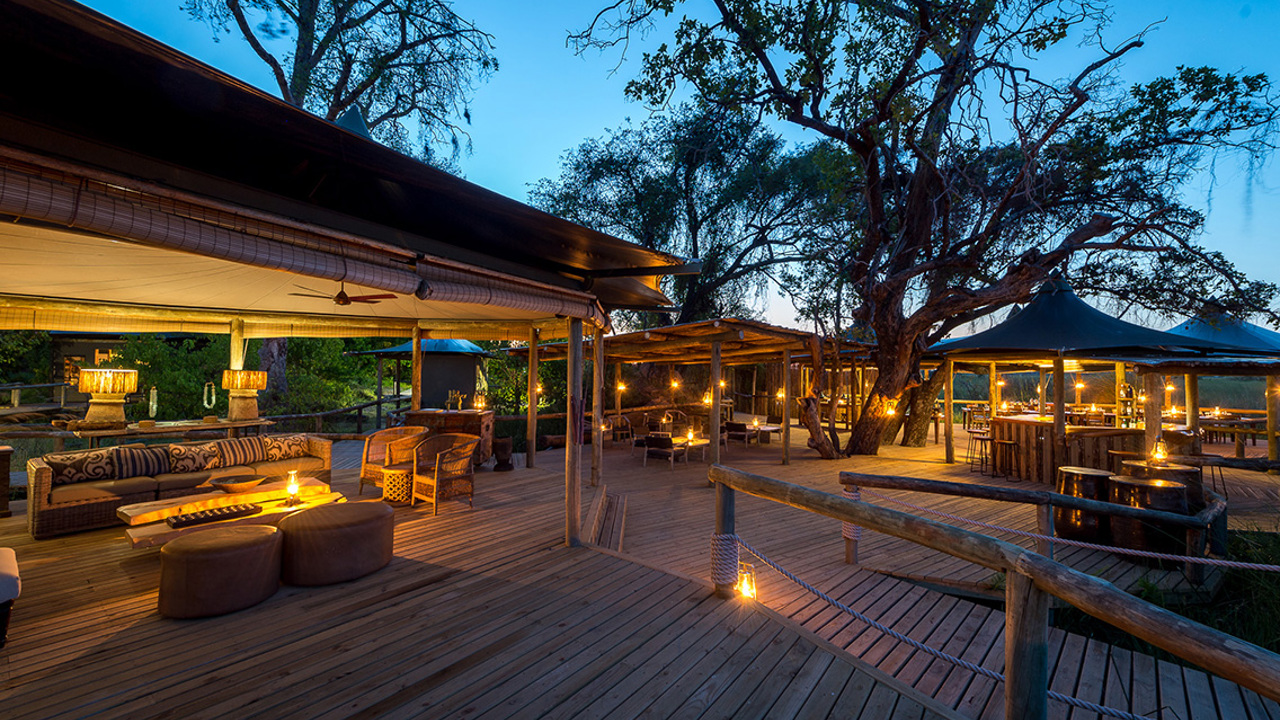 Little Vumbura Botswana Camp Aerial View