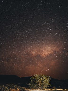 Night Sky view with stars