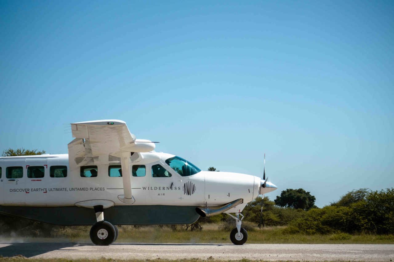 Wilderness Air Landing at Bush Airstrip