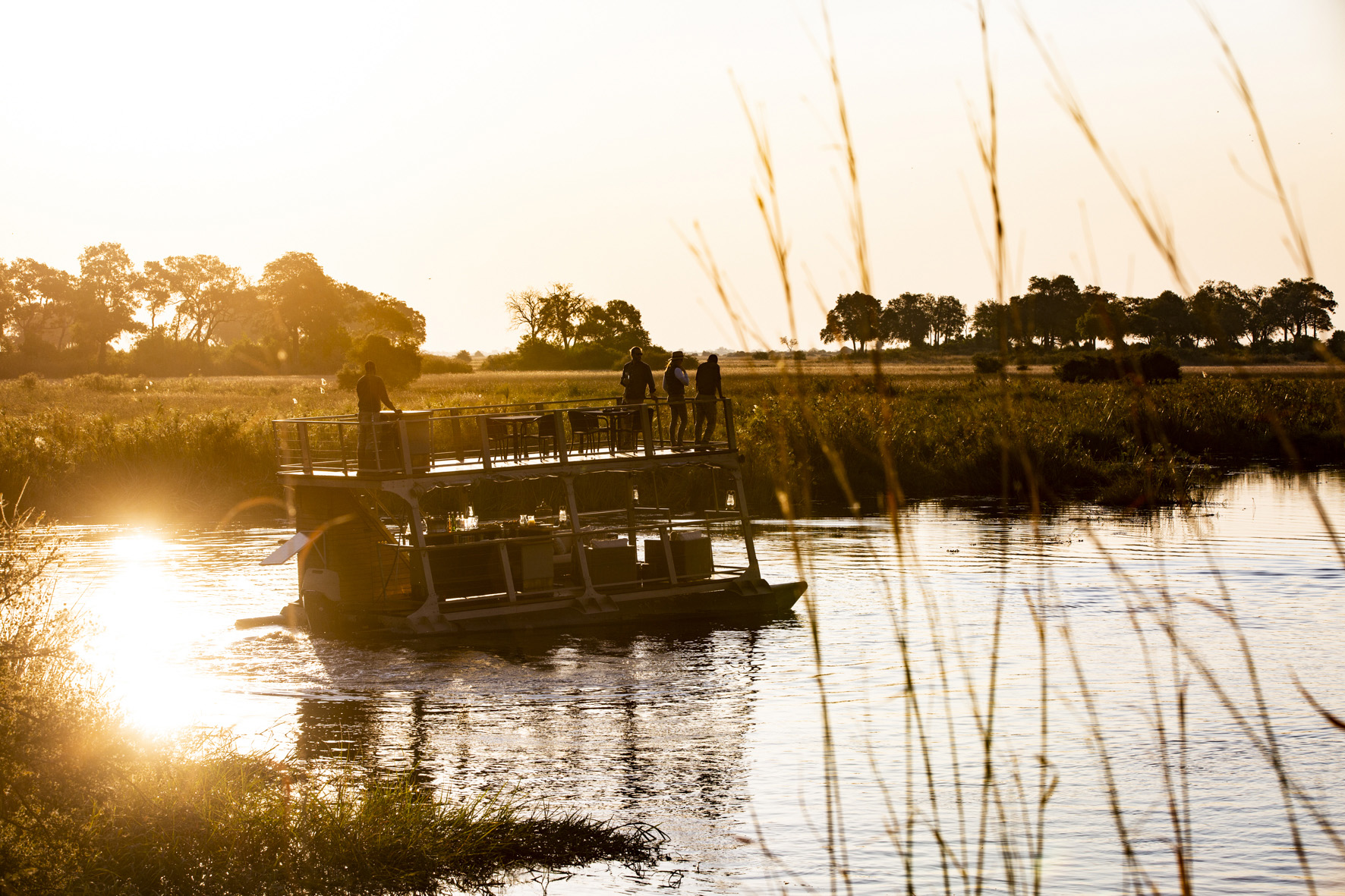 Wilderness Experiences Botswana Barge Linyanti