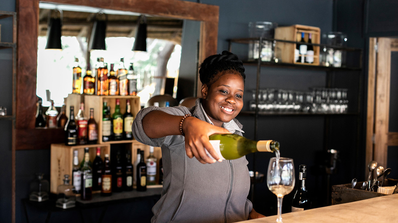 Wilderness Serra Cafema Namibia Cuisine Bar Area