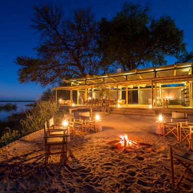 Wilderness Linyanti Tented CampBotswana Camp Fire