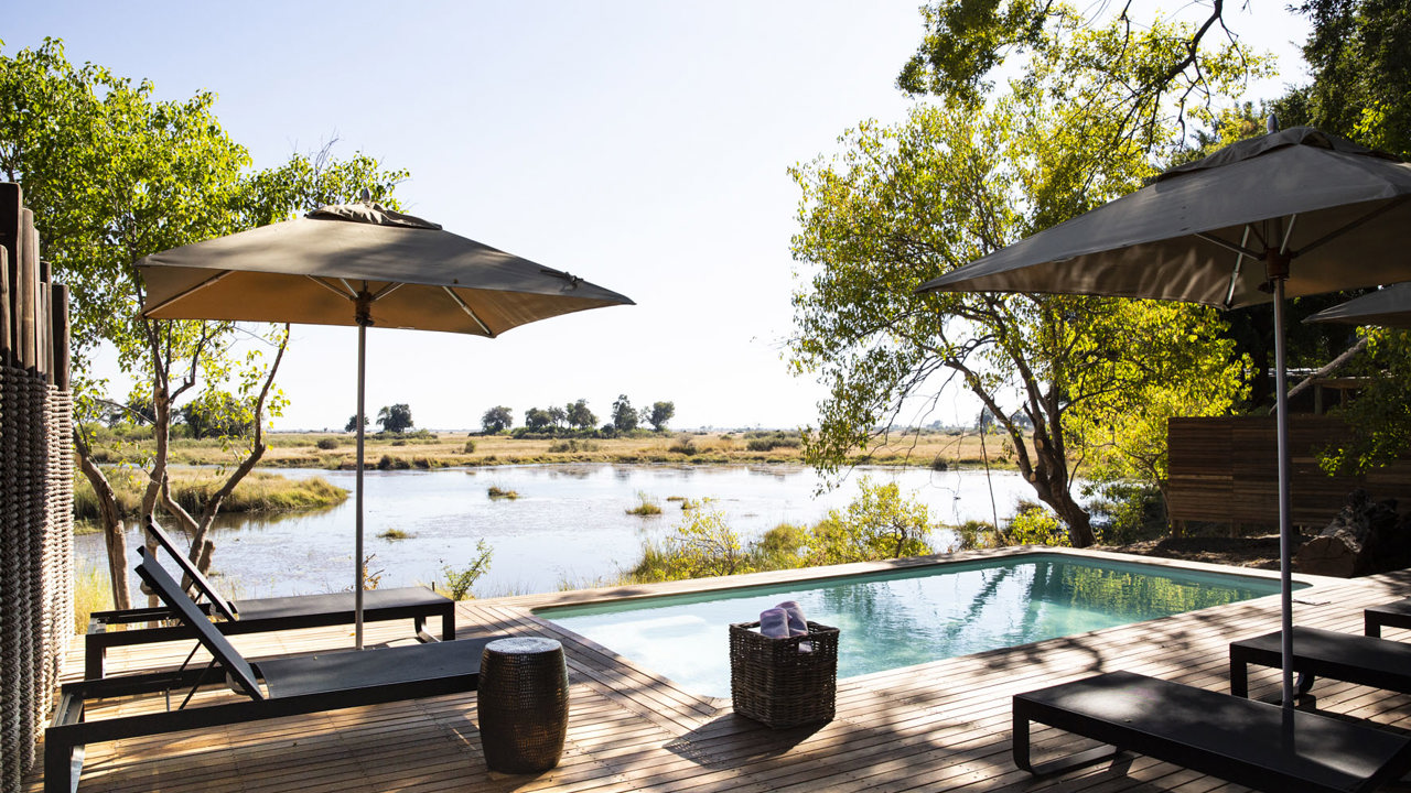 Wilderness Kings Pool Botswana Accommodation Private Deck And Pool