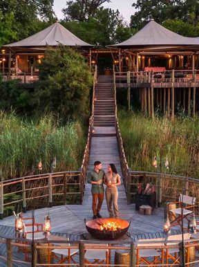 Main area and Jetty at Wilderness DumaTau