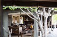 Wilderness Little Makalolo Zimbabwe Lounge Main area