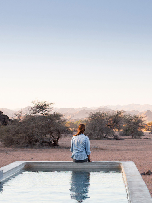Wilderness Hoanib Skeleton Coast Namibia Pool 